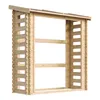 Porta legna da ardere - 1,75 m3 - L86xL184xH200 cm - Porta Anteprima dell’immagine prodotto 10