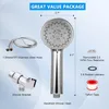 Duschkopf, 5-Funktions-Hochdruck-Handbrause mit Produktbild-Vorschau 5