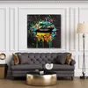 Lippen Street Art Pop Art Wandbild Leinwandbild Kunstdruck Produktbild-Vorschau 3