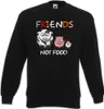 Urban Backwoods Friends Not Food Comic, Sweatshirt, Farbe: Produktbild-Vorschau 1