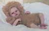 Neugeborene 49 cm Silikon Baby puppen mit offenen Augen Produktbild-Vorschau 1
