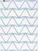 A flat lay of a blanket with a geometric pattern. Anteprima dell’immagine prodotto