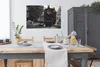 MuchoWow® Poster Schwarz-Weiß-Foto eines Dampfzuges in Produktbild-Vorschau 3