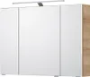 Badezimmer Spiegelschrank mit LED Aufbauleuchte, 98cm Produktbild-Vorschau 1