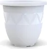 Plastard Blumentopf Capri Ø 35x30 cm Weiß - Pflanzkübel Produktbild-Vorschau 1