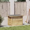 Boîte de rangement VidaXL, couleur naturelle, 80 x 44,5 x Voir les images du produit 2