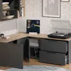 Vicco Wohnwand Wido, 5 Teile, Anthrazit/Sonoma Produktbild-Vorschau 5