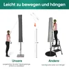 Sekey Sonnenschirm-Schutzhülle für Ø 240cm, Ø 270cm, Ø Produktbild-Vorschau 3