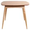Miliboo - Design-Esstisch Esche naturell L90 BALTIK Produktbild-Vorschau 1