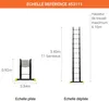 Echelle télescopique CENTAURE 11 Echelons - L 3.45M - Voir les images du produit 2