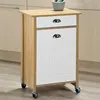 Kuchynský vozík s odpadkovým košom Náhľad obrázku produktu 2