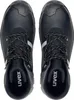 A top-down view of a pair of black and gray work boots with laces. Náhľad obrázku produktu