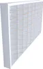 A white wooden display case with 80 compartments. Náhľad obrázku produktu