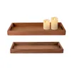 1.04 Holz Tablett im 2er Set - ca. 50 und 45 cm - Tisch Produktbild-Vorschau 1
