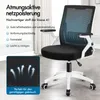 ALFORDSON Bürodrehstuhl, Ergonomischer Mittelhoher Produktbild-Vorschau 8