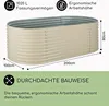Blumfeldt High Grow, lit surélevé, 2,0 m, aluminium Voir les images du produit 9