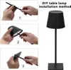 Tischlampe Kabellos, LED Tischleuchte, Dimmbar Touch Akku Produktbild-Vorschau 9
