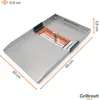 Plaque de cuisson en acier inoxydable - Plancha 45 x 30cm - Voir les images du produit 6