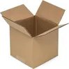 An open cardboard box on a white background. Podgląd zdjęcia produktu