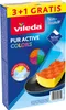 Vileda Zmywak Kuchenny Pur Active Colors 4 sztuki Produktbild-Vorschau 1