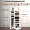 GOPLUS Drehbarer Schmuckschrank mit LED Beleuchtung, Produktbild-Vorschau 2