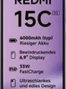 Xiaomi Redmi 15C 17,5 cm (6,9") 5G USB Type-C 4 GB 128 GB Podgląd zdjęcia produktu 12