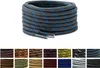 Zweifarbige Schnürsenkel für Wanderschuhe / Arbeitsschuhe - Grau Blau Gemustert – 140 cm   Produktbild-Vorschau