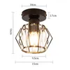 ZMH Deckenlampe Modern Deckenleuchte Flur Kristall Produktbild-Vorschau 2