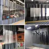 Topchances Transparentní PVC plachta s oky Dělící záclony, Náhled obrázku produktu 11