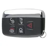 5 tlačidiel Black Smart Car Remote Key Fob Case Shell Fit Náhľad obrázku produktu 7