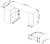 AKORD Furniture Factory OP0LK-6BIASON005, Weiß, Eiche, 6 Produktbild-Vorschau 11