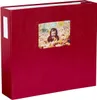 HNFD album fotografico Lona tela rossa 1000 foto 34,5x33 cm Anteprima dell’immagine prodotto 1