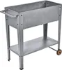 Garden Pleasure Pflanzkübel LAVANDIA Metall silber Produktbild-Vorschau 2