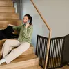 Relaxdays zábrana, samostatně stojící ochranná zábrana, V x Náhled obrázku produktu 3