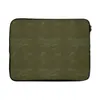 MuchoWow® Laptop Hülle 15 Zoll Leder - Grün - Tierhaut Produktbild-Vorschau 1