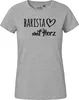 Huuraa Damen T-Shirt Barista mit Herz XXL Sport Grey Bio Produktbild-Vorschau 2