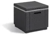 Sgabello Allibert Ice Cube con cool box, colore: grafite Anteprima dell’immagine prodotto 2