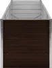 Vyvýšený záhradný záhon, hnedý 240x80x77 cm, pozinkovaná Náhľad obrázku produktu 4