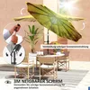 Outsunny Parasol Ø300 cm, Parasol à manivelle, Voir les images du produit 4