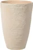 BELIANI Blumenkübel 2er Set Beige Steingemisch und Produktbild-Vorschau 4