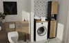 Waschmaschinenschrank Pola NP ANTRACITE ARTISAN Produktbild-Vorschau 5