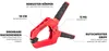 TOOLCREST Ścisk Stolarski Sprężynowy 10 cm | Siła Docisku Podgląd zdjęcia produktu 8