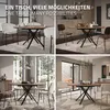 ML-Design Esstisch ausziehbar rund 100-140 cm Produktbild-Vorschau 6