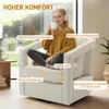 HOMCOM – otočné kreslo do obývačky s 360° otočným Náhľad obrázku produktu 4