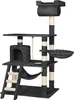 tectake® Kratzbaum Stokeley 141 cm inklusive Spielkordel Produktbild-Vorschau 1
