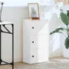 vidaXL Bücherregal Weiß 40x24x77 cm Holzwerkstoff Produktbild-Vorschau 3