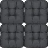 4er Set Beautissu Lisa Stuhlkissen 40x40x8 cm Produktbild-Vorschau 6