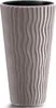 A tall, textured planter pot. Náhľad obrázku produktu