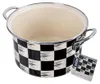 Emaillierter Topf SCHACHBRETT 22 cm, 4 l Produktbild-Vorschau 5