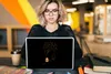 MuchoWow® Laptop Aufkleber Sticker Cover Frau - Gold - Produktbild-Vorschau 5